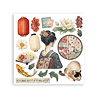 Stamperia Oriental Garden Rub-On 15,5x15,5cm Assortment (6pcs) (DFLRBX19)