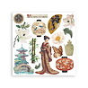 Stamperia Oriental Garden Rub-On 15,5x15,5cm Assortment (6pcs) (DFLRBX19)