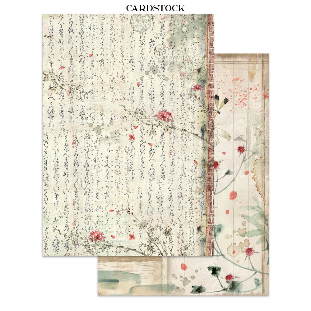 Stamperia Oriental Garden Junk Journal Stickers, Backgrounds, Cut-Outs (SBJK26) Stamperia Oriental Garden Junk Journal Stickers, Backgrounds, Cut-Outs (SBJK26)