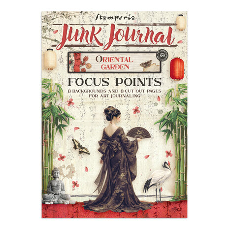 Stamperia Oriental Garden Junk Journal A5 Focus Points (SBJKS05)