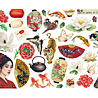 Stamperia Oriental Garden Ephemera (DFLCT87) Stamperia Oriental Garden Ephemera (DFLCT87)