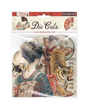 Stamperia Oriental Garden Die Cuts Assorted (DFLDC139) Stamperia Oriental Garden Die Cuts Assorted (DFLDC139)