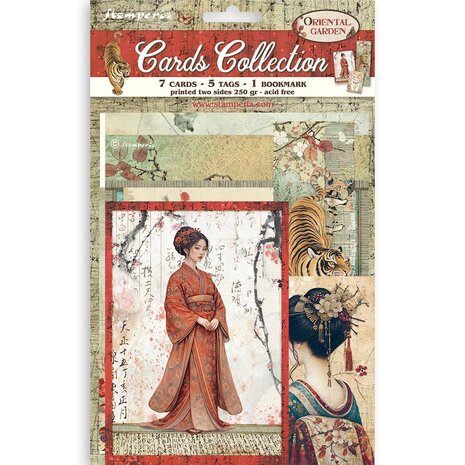 Stamperia Oriental Garden Cards Collection (SBCARD47) Stamperia Oriental Garden Cards Collection (SBCARD47)