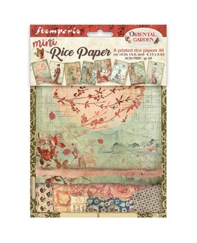 Stamperia Oriental Garden A6 Mini Rice Paper (8pcs) (DFSA6X08) Stamperia Oriental Garden A6 Mini Rice Paper (8pcs) (DFSA6X08)