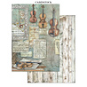 Stamperia Symphony Junk Journal Stickers, Backgrounds, Cut-Outs by Sara Alcobendas (SBJK24) Stamperia Symphony Junk Journal Stickers, Backgrounds, Cut-Outs by Sara Alcobendas (SBJK24)