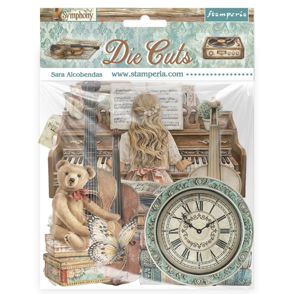 Stamperia Symphony Die Cuts Assorted by Sara Alcobendas (DFLDC136) Stamperia Symphony Die Cuts Assorted by Sara Alcobendas (DFLDC136)