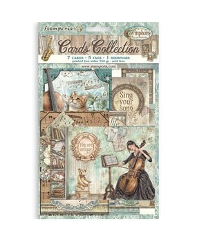 Stamperia Symphony Cards Collection by Sara Alcobendas (SBCARD44)