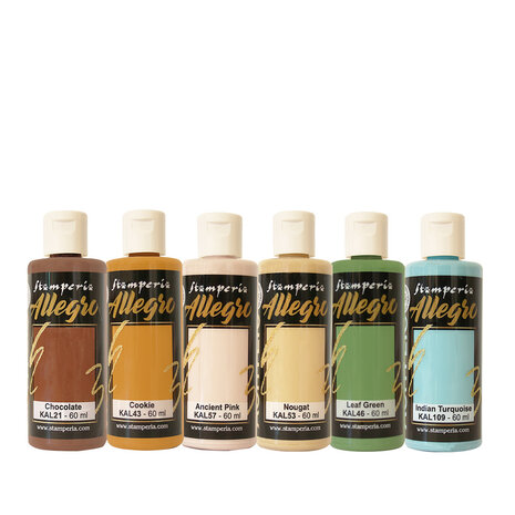 Stamperia Symphony Allegro Paint Kit (6pcs) by Sara Alcobendas (KALKIT74) Stamperia Symphony Allegro Paint Kit (6pcs) by Sara Alcobendas (KALKIT74)