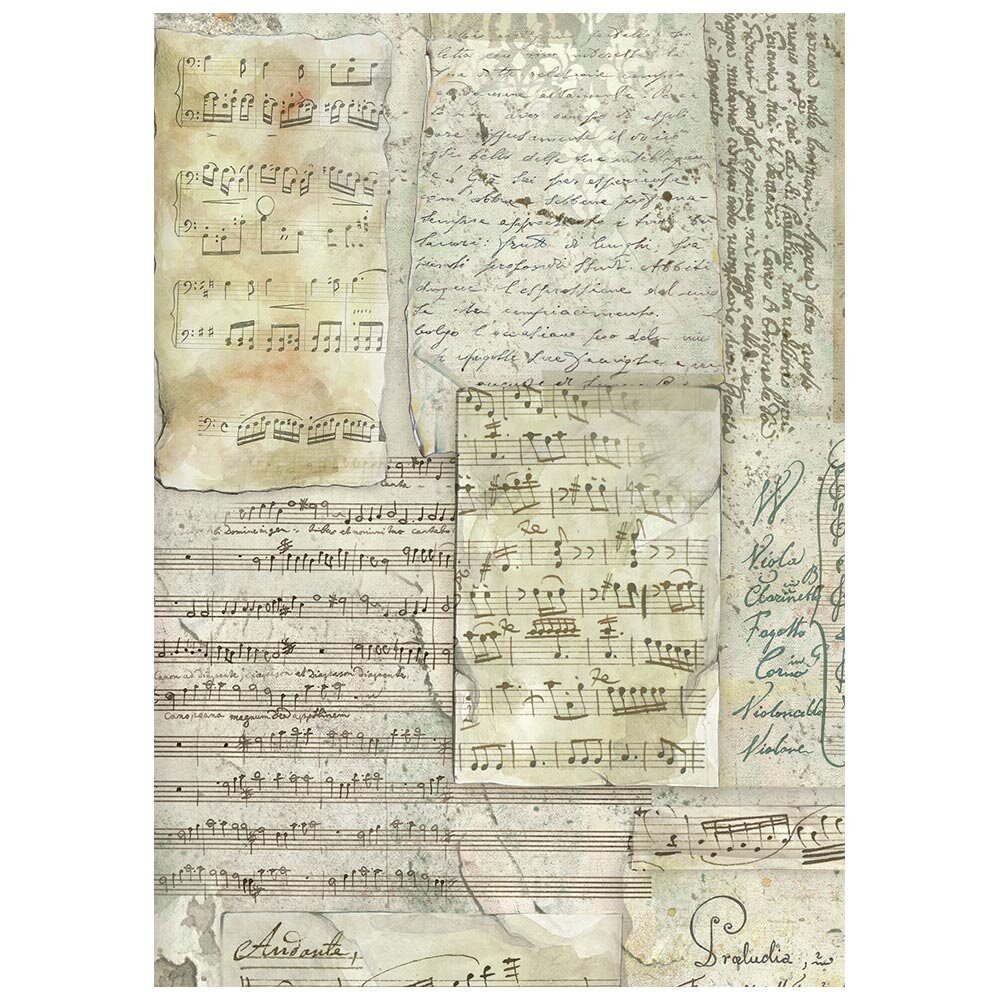 Stamperia Symphony A6 Rice Paper Backgrounds Selection (8pcs) by Sara Alcobendas (DFSAK6055) Stamperia Symphony A6 Rice Paper Backgrounds Selection (8pcs) by Sara Alcobendas (DFSAK6055)
