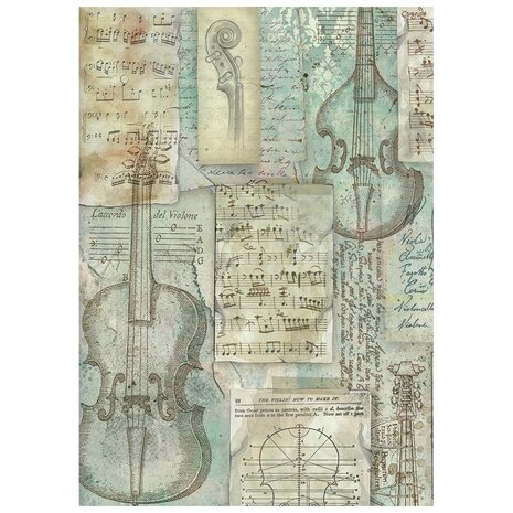Stamperia Symphony A6 Rice Paper Backgrounds Selection (8pcs) by Sara Alcobendas (DFSAK6055) Stamperia Symphony A6 Rice Paper Backgrounds Selection (8pcs) by Sara Alcobendas (DFSAK6055)