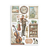 Stamperia Symphony A5 Washi Pad (8pcs) by Sara Alcobendas (SBW34)