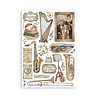 Stamperia Symphony A5 Washi Pad (8pcs) by Sara Alcobendas (SBW34)
