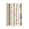 Stamperia Symphony A5 Washi Pad (8pcs) by Sara Alcobendas (SBW34)