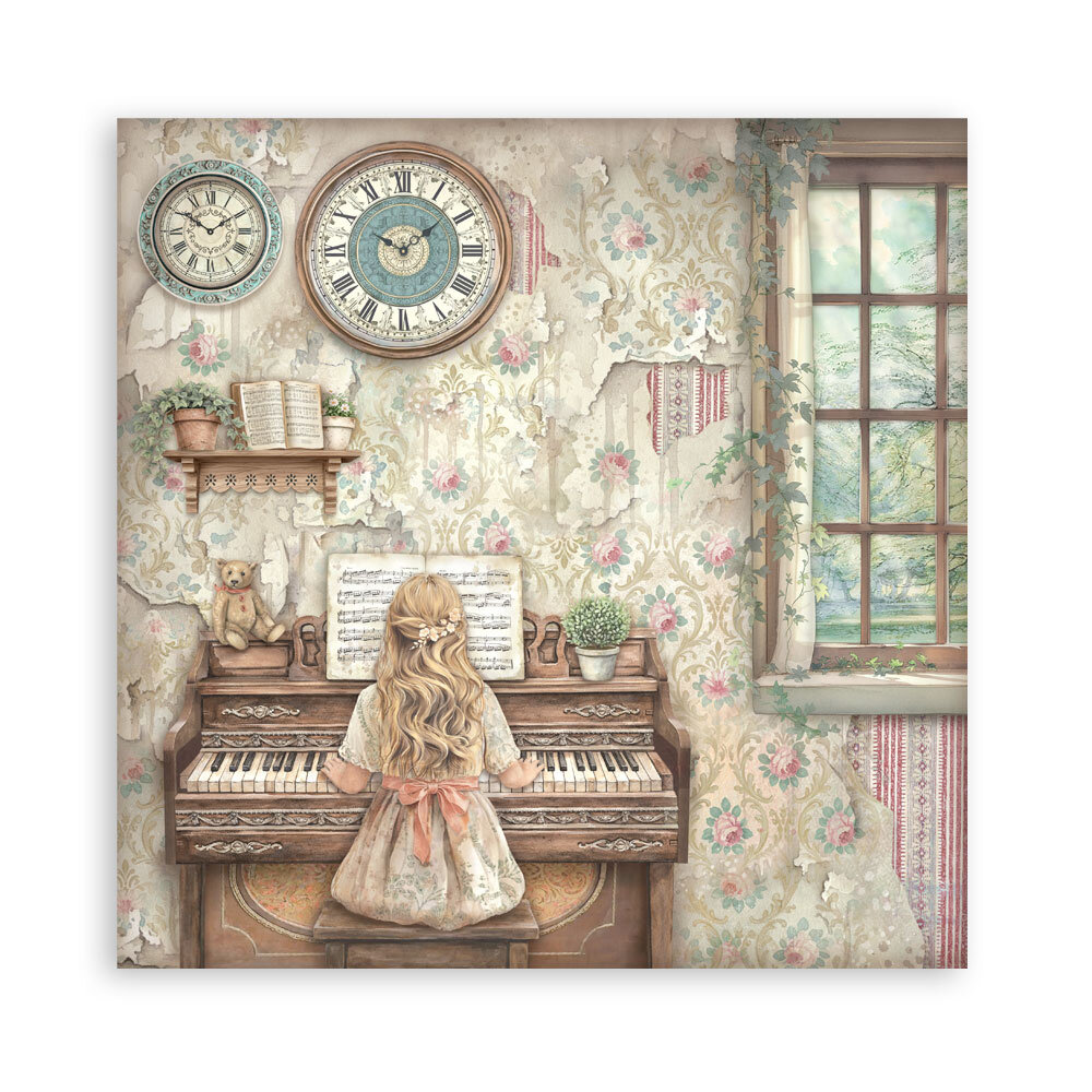 Stamperia Symphony 12x12 Inch Paper Pack (Single Face) by Sara Alcobendas (SBBXLB38) Stamperia Symphony 12x12 Inch Paper Pack (Single Face) by Sara Alcobendas (SBBXLB38)