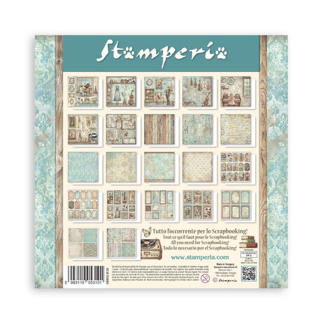 Stamperia Symphony 12x12 Inch Paper Pack (Single Face) by Sara Alcobendas (SBBXLB38) Stamperia Symphony 12x12 Inch Paper Pack (Single Face) by Sara Alcobendas (SBBXLB38)
