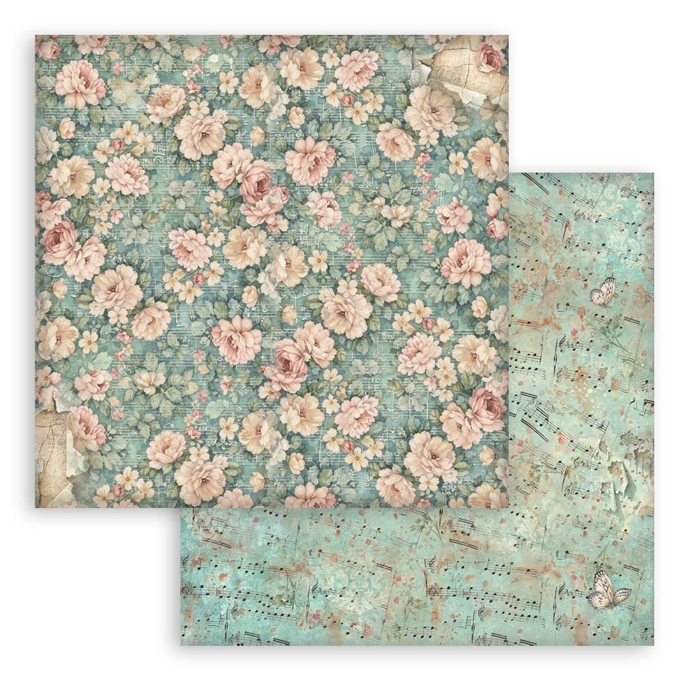 Stamperia Symphony 12x12 Inch Paper Pack Maxi Background Selection by Sara Alcobendas (SBBL189)
