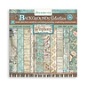 Stamperia Symphony 8x8 Inch Paper Pack Maxi Background Selection by Sara Alcobendas (SBBS145)
