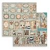 Stamperia Symphony 8x8 Inch Paper Pack by Sara Alcobendas (SBBS144) Stamperia Symphony 8x8 Inch Paper Pack by Sara Alcobendas (SBBS144)