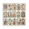 Stamperia Symphony 8x8 Inch Paper Pack (Single Face) by Sara Alcobendas (SBBSXB26) Stamperia Symphony 8x8 Inch Paper Pack (Single Face) by Sara Alcobendas (SBBSXB26)