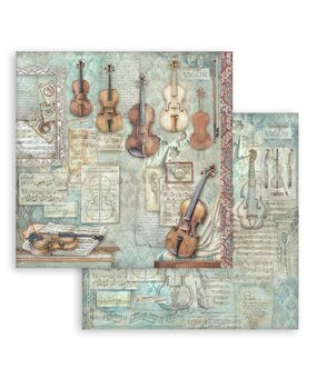 Stamperia Symphony 12x12 Inch Paper Sheet Violin (10pcs) by Sara Alcobendas (SBB1155) Stamperia Symphony 12x12 Inch Paper Sheet Violin (10pcs) by Sara Alcobendas (SBB1155)
