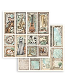 Stamperia Symphony 12x12 Inch Paper Sheet Mixed Cards (10pcs) by Sara Alcobendas (SBB1153) Stamperia Symphony 12x12 Inch Paper Sheet Mixed Cards (10pcs) by Sara Alcobendas (SBB1153)