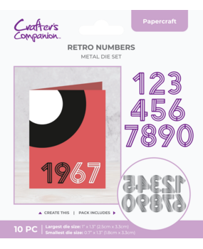 Crafter's Companion Retro Numbers Dies Retro Numbers (CC-MD-RETRO-NUM) Crafter's Companion Retro Numbers Dies Retro Numbers (CC-MD-RETRO-NUM)