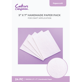 Crafter's Companion Flower Press 5x7 Inch Paper Pack Handmade (CC-HAND-PAP5X7)