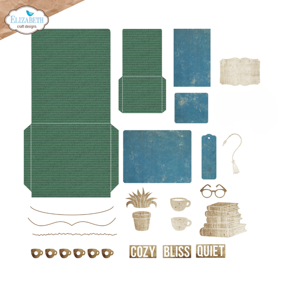 Elizabeth Craft Designs Rest & Relaxation Die Library Pockets & Accessories by Everyday Memories (2358) Elizabeth Craft Designs Rest & Relaxation Die Library Pockets & Accessories by Everyday Memories (2358)