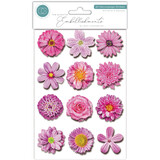 Craft Consortium 3D Decoupage Stickers Flowers (CESTK003)