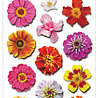 Craft Consortium 3D Decoupage Stickers Flowers (CESTK002)