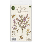 Craft Consortium Vintage Summer A6 Clear Photopolymer Stamps Bee & Lavender by Olena Kovalova (CCSTMP101)