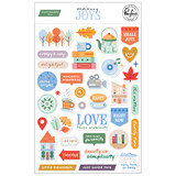 Pinkfresh Studio Ordinary Joys Puffy Stickers by Geralyn Sy (302326)