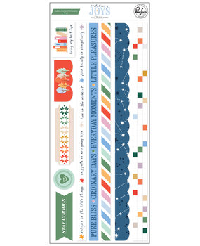 Pinkfresh Studio Ordinary Joys Fabric Border Stickers by Geralyn Sy (302926)