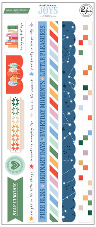Pinkfresh Studio Ordinary Joys Fabric Border Stickers by Geralyn Sy (302926) Pinkfresh Studio Ordinary Joys Fabric Border Stickers by Geralyn Sy (302926)