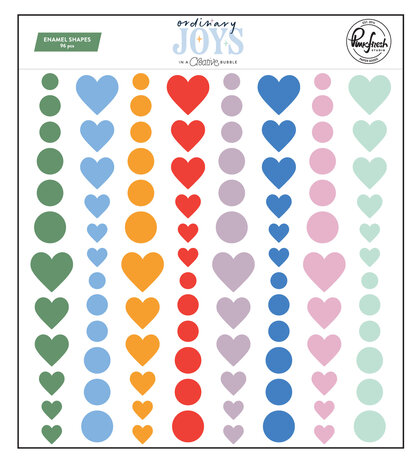 Pinkfresh Studio Ordinary Joys Enamel Shapes by Geralyn Sy (303126) Pinkfresh Studio Ordinary Joys Enamel Shapes by Geralyn Sy (303126)