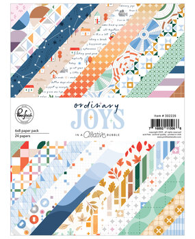 Pinkfresh Studio Ordinary Joys 6x8 Inch Paper Pack Double-Sided (24pcs) by Geralyn Sy (302226)