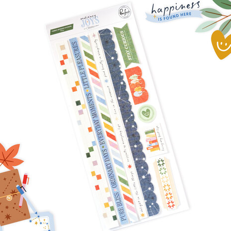 Pinkfresh Studio Ordinary Joys Fabric Border Stickers by Geralyn Sy (302926) Pinkfresh Studio Ordinary Joys Fabric Border Stickers by Geralyn Sy (302926)