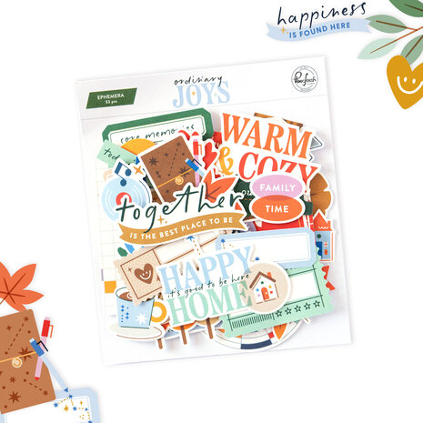 Pinkfresh Studio Ordinary Joys Ephemera (53pcs) by Geralyn Sy (302426) Pinkfresh Studio Ordinary Joys Ephemera (53pcs) by Geralyn Sy (302426)