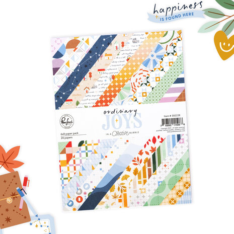 Pinkfresh Studio Ordinary Joys 6x8 Inch Paper Pack Double-Sided (24pcs) by Geralyn Sy (302226) Pinkfresh Studio Ordinary Joys 6x8 Inch Paper Pack Double-Sided (24pcs) by Geralyn Sy (302226)