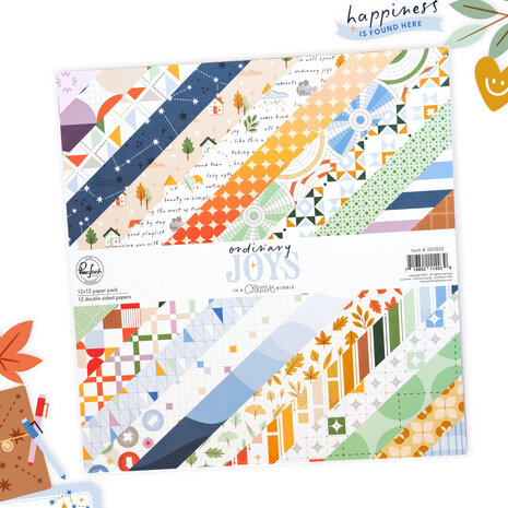 Pinkfresh Studio Ordinary Joys 12x12 Inch Paper Pack Double-Sided (12pcs) by Geralyn Sy (300926) Pinkfresh Studio Ordinary Joys 12x12 Inch Paper Pack Double-Sided (12pcs) by Geralyn Sy (300926)
