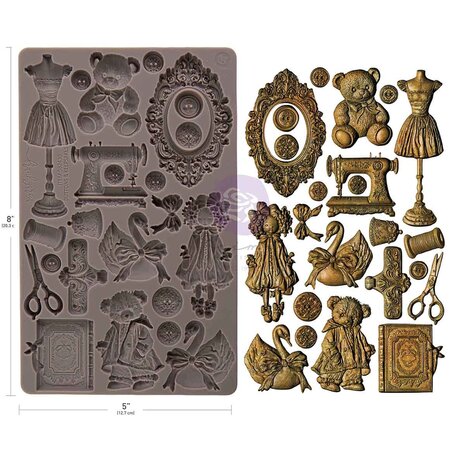 Prima Marketing Buttons & Keepsakes 5x8 Inch Decor Moulds by Frank Garcia (982430) Prima Marketing Buttons & Keepsakes 5x8 Inch Decor Moulds by Frank Garcia (982430)