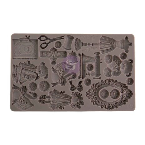 Prima Marketing Buttons & Keepsakes 5x8 Inch Decor Moulds by Frank Garcia (982430) Prima Marketing Buttons & Keepsakes 5x8 Inch Decor Moulds by Frank Garcia (982430)