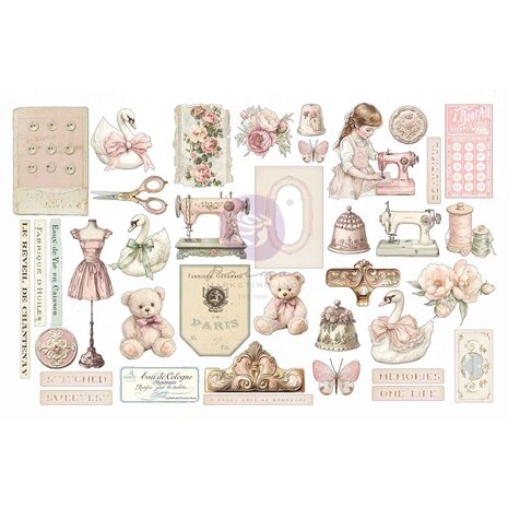 Prima Marketing Buttons & Keepsakes Ephemera Stitched Clippings (76pcs) by Frank Garcia (982393) Prima Marketing Buttons & Keepsakes Ephemera Stitched Clippings (76pcs) by Frank Garcia (982393)