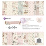 Prima Marketing Buttons & Keepsakes 12x12 Inch Paper Pad by Frank Garcia (982355)