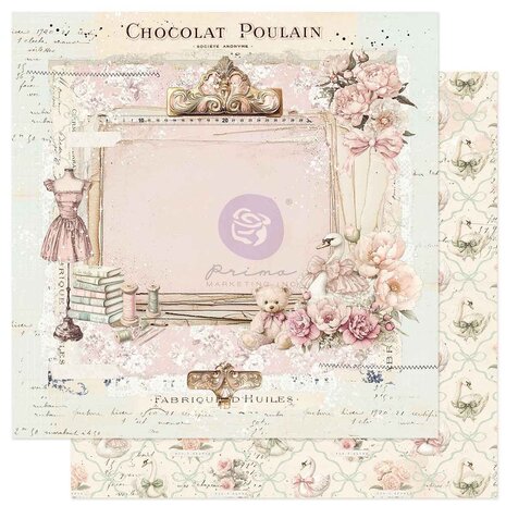 Prima Marketing Buttons & Keepsakes 8x8 Inch Paper Pad by Frank Garcia (982362) Prima Marketing Buttons & Keepsakes 8x8 Inch Paper Pad by Frank Garcia (982362)