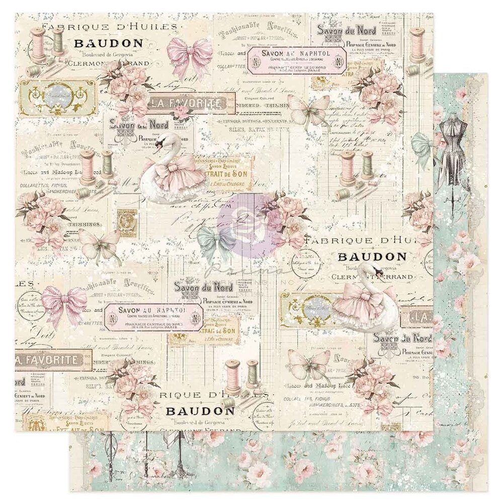 Prima Marketing Buttons & Keepsakes 6x6 Inch Paper Pad by Frank Garcia (982379) Prima Marketing Buttons & Keepsakes 6x6 Inch Paper Pad by Frank Garcia (982379)