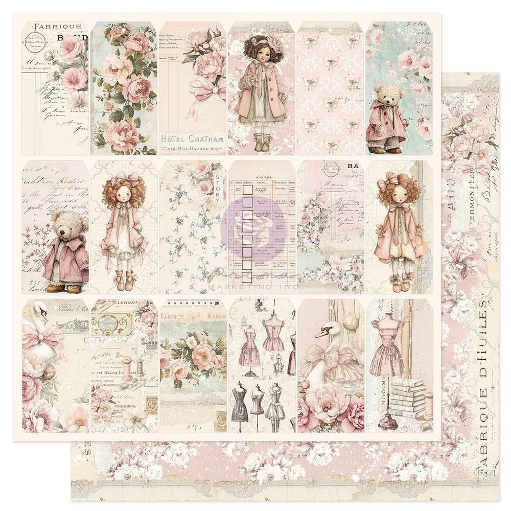 Prima Marketing Buttons & Keepsakes 6x6 Inch Paper Pad by Frank Garcia (982379) Prima Marketing Buttons & Keepsakes 6x6 Inch Paper Pad by Frank Garcia (982379)
