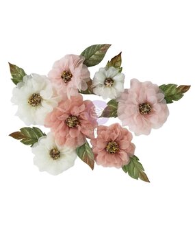 Prima Marketing Buttons & Keepsakes Flowers Sheer Beauties (14pcs) by Frank Garcia (684761)