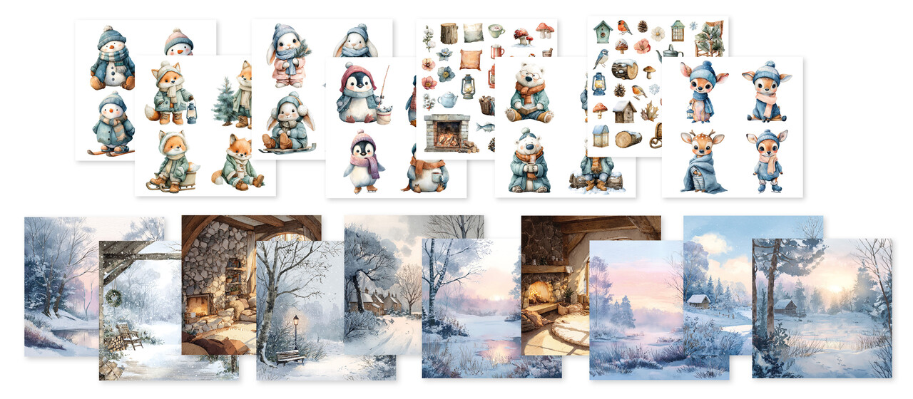 Creative Craftlab By the Lake Essentials Collage Paper Pad (CCL-ES-CPP496) Creative Craftlab By the Lake Essentials Collage Paper Pad (CCL-ES-CPP496)