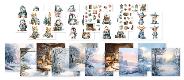 Creative Craftlab By the Lake Essentials Collage Paper Pad (CCL-ES-CPP496) Creative Craftlab By the Lake Essentials Collage Paper Pad (CCL-ES-CPP496)